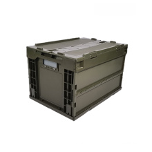 Caja plegable verde del ejército 50L